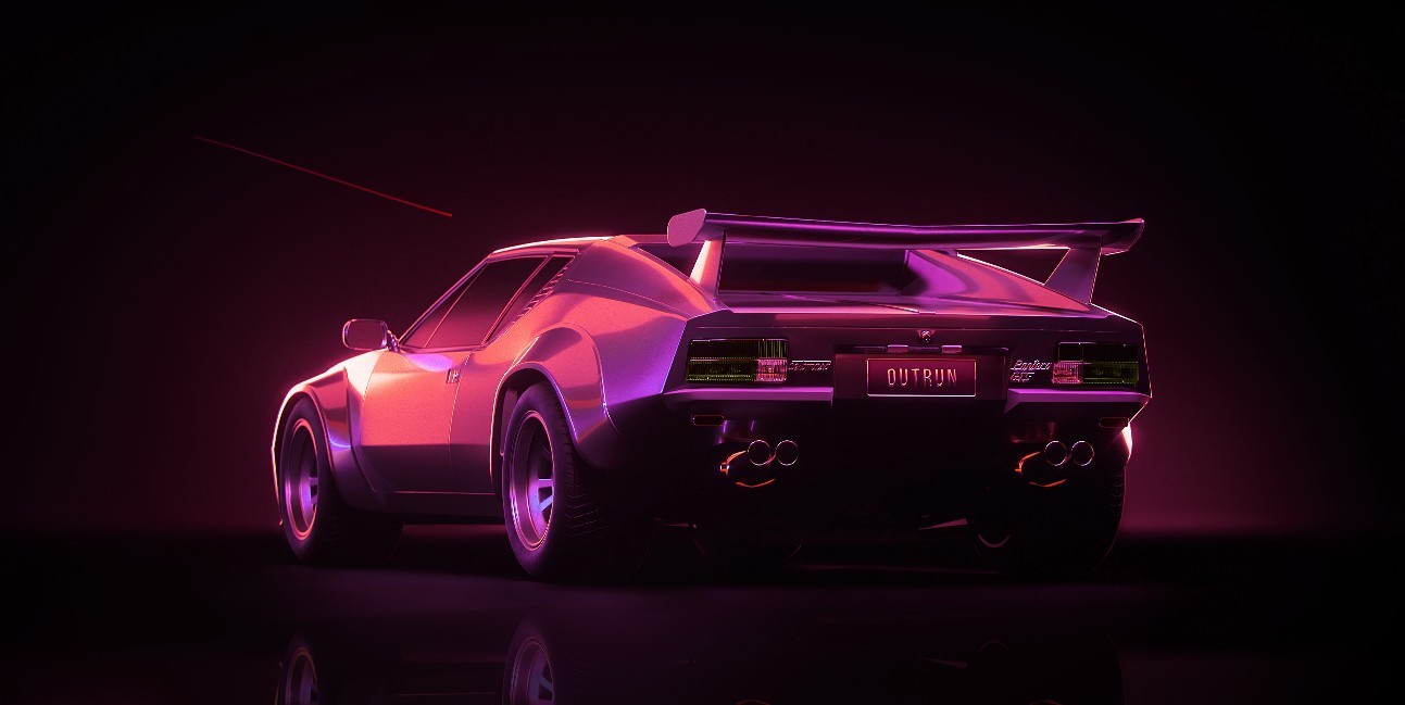 《Wallpaper Engine》RGB色彩變幻跑車動態壁紙