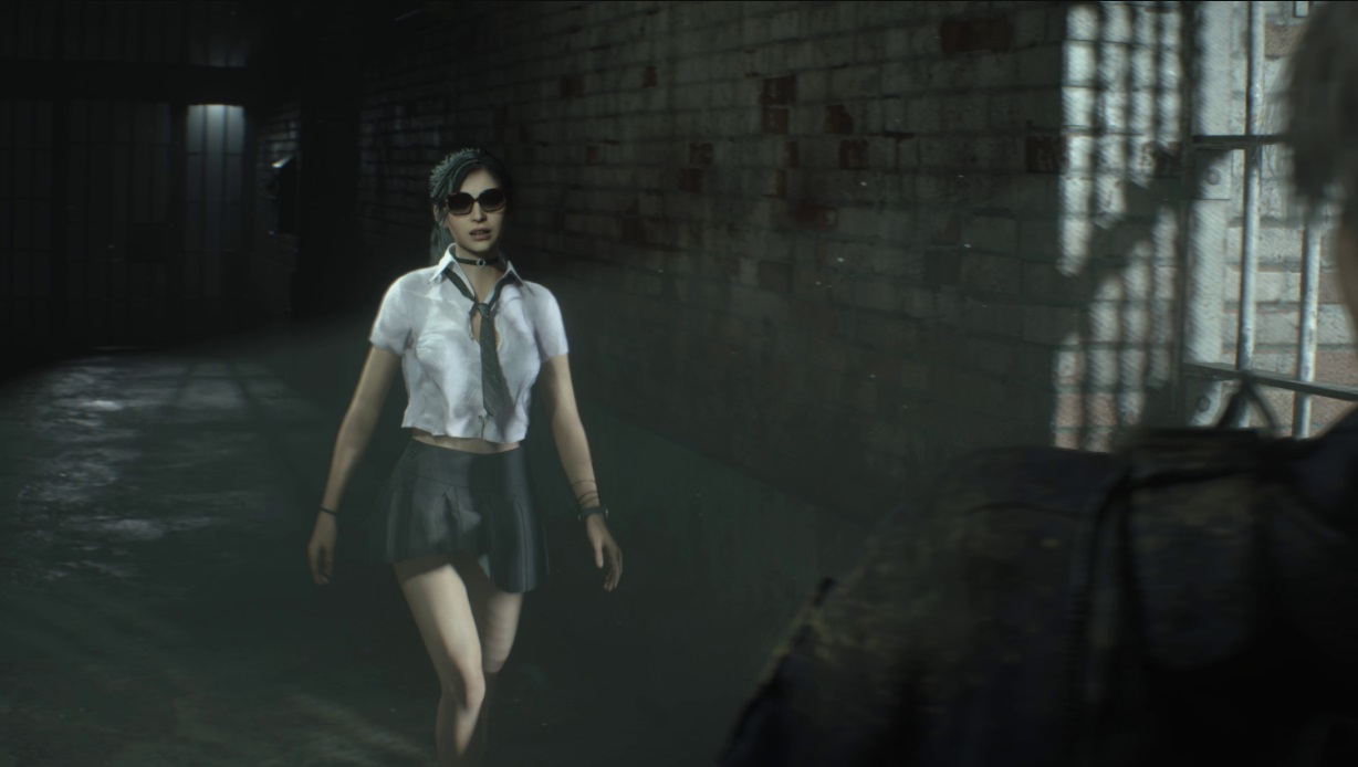 《生化危機2：重制版》校服艾達王短裙高跟涼鞋MOD[兼容新版本]