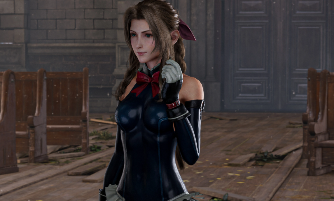 《最終幻想7：重制版》愛麗絲cos死或生瑪麗蘿絲MOD