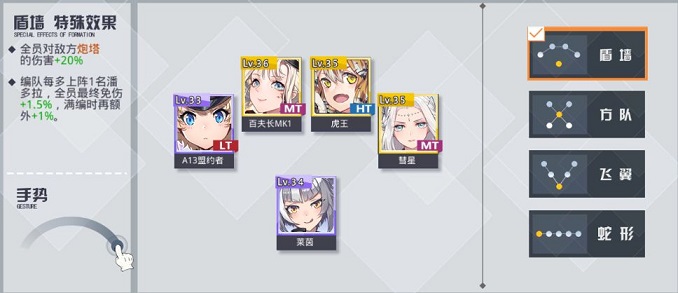 《潘多拉的回響》盾墻盾墻陣容效果介紹