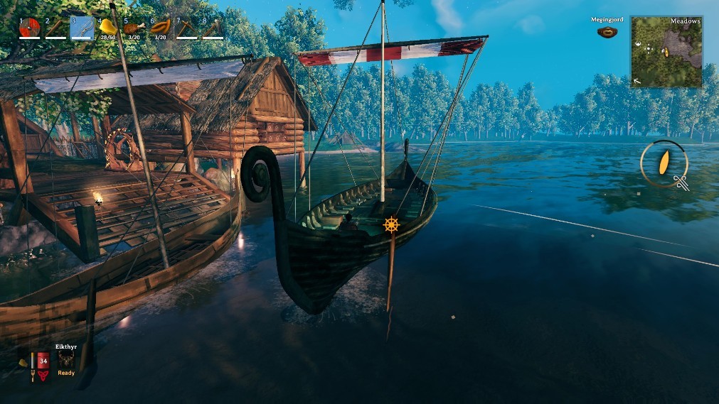 《Valheim：英靈神殿》視角自動變焦MOD