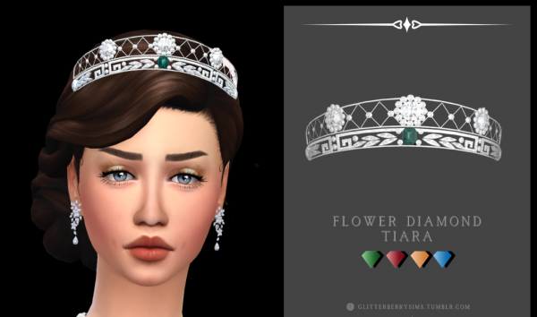《模擬人生4》花鉆皇冠頭飾MOD