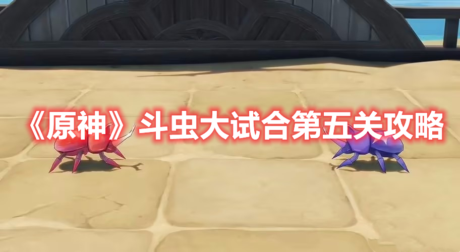 《原神》斗蟲(chóng)大試合第五關(guān)攻略
