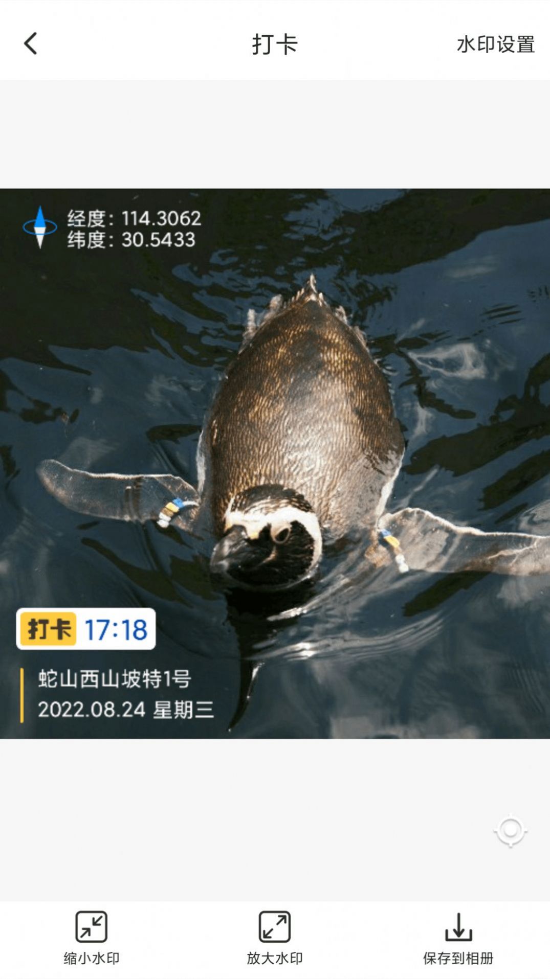 打卡定位相機