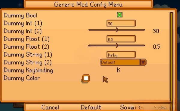 《星露谷物語》Mod設置菜單v1.9.3