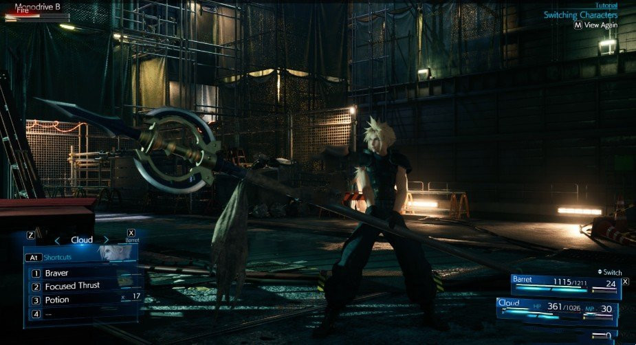 《最終幻想7：重制版》埃力格武器替換破壞劍MOD