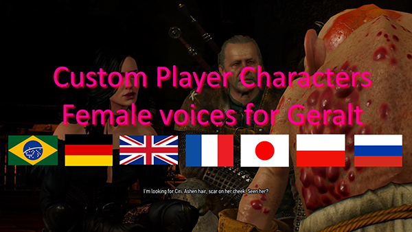 《巫師3：次世代版》女聲版杰洛特MOD