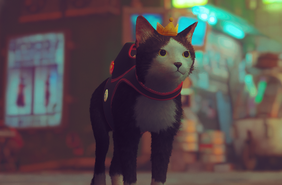 《迷失Stray》燕尾服皇冠貓咪凱特西斯MOD