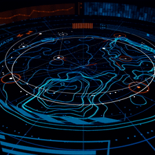 《Wallpaper Engine》科幻風數字化地圖動態壁紙