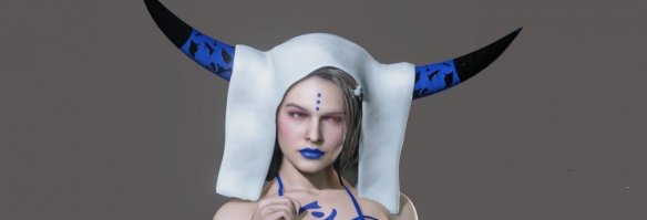《生化危機3：重制版》吉爾高冷深藍色惡魔泳裝MOD