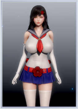 《ROOM Girl》性感無(wú)袖水手服御姐MOD