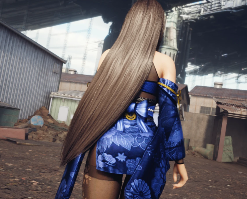 《最終幻想7：重制版》蒂法性感黎明錦服裝MOD