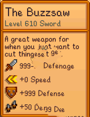 《星露谷物語》超級電鋸武器MOD