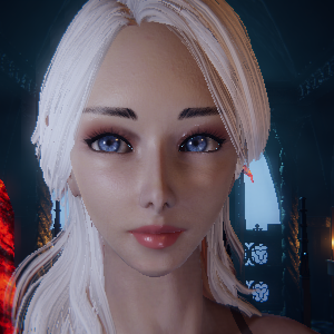 《懲戒魅魔》白發水潤藍眼歐美御姐捏臉MOD