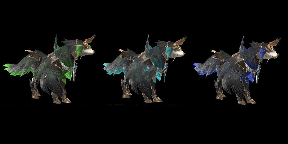 《怪物獵人：崛起》牙獵犬爵銀龍套替換泡狐龍套MOD