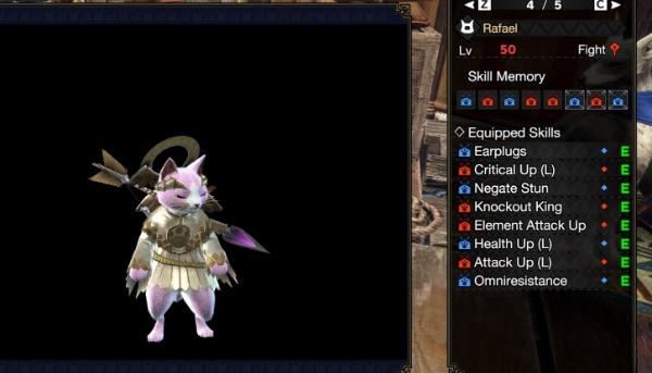 《怪物獵人：崛起》艾露貓裝備全技能MOD