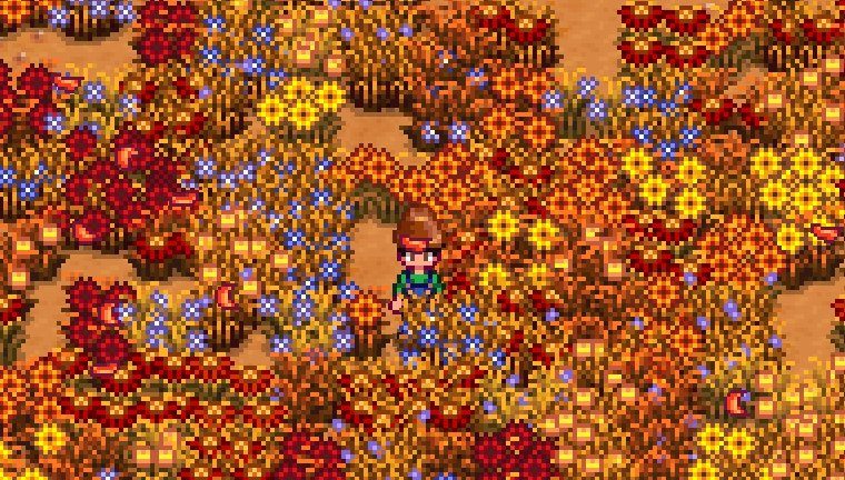 《星露谷物語》季節性牧草美化MOD