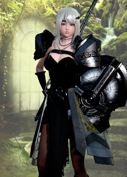 《AI少女》低領黑袍英氣女騎士MOD