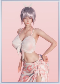 《ROOM Girl》海灘風銀短發小姐姐MOD