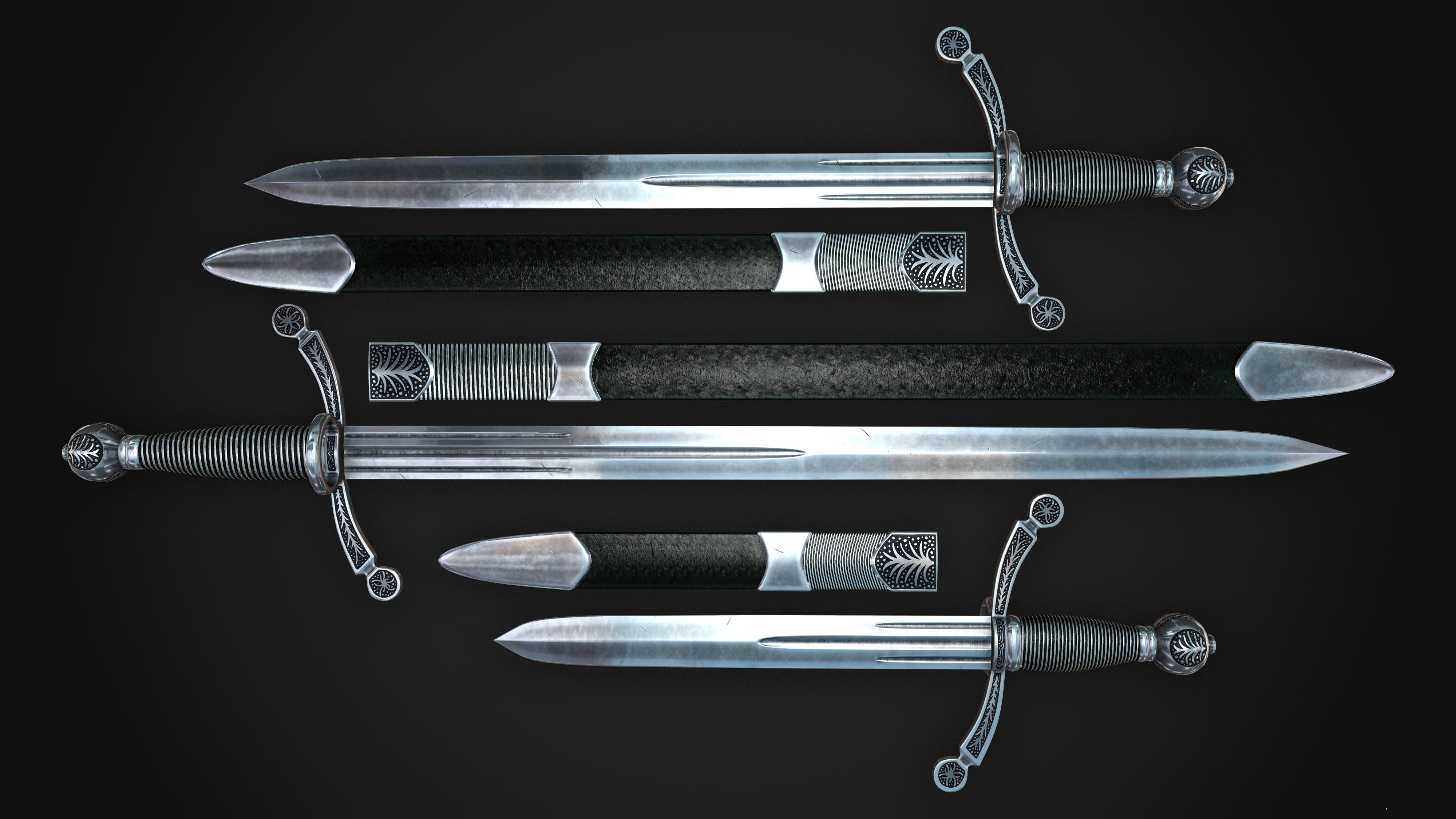 《上古卷軸5：天際》文藝復興時期高清武器MOD