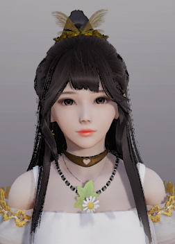 《AI少女》黑發可愛白衣古風少女MOD
