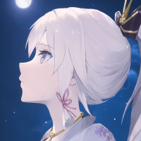 《Wallpaper Engine》月下美人俏白鷺-綾華高清動(dòng)態(tài)壁紙