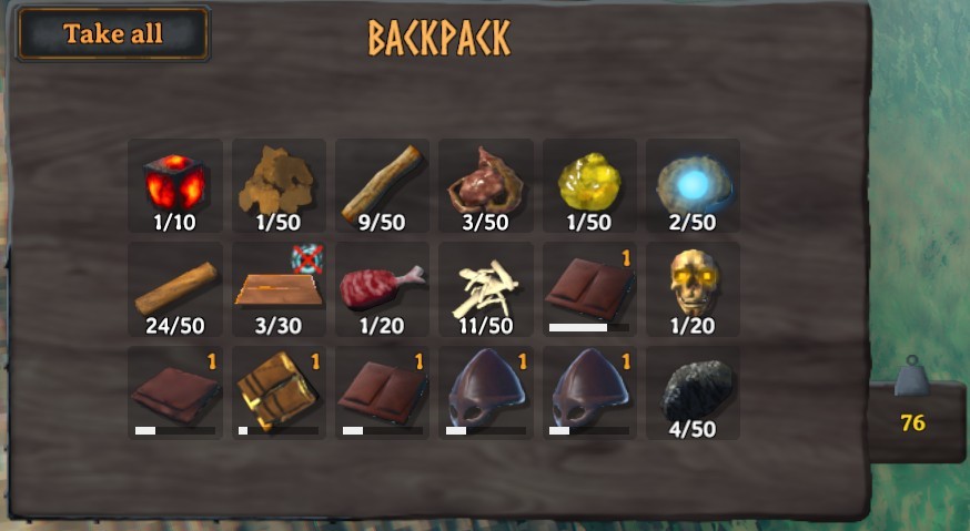《Valheim：英靈神殿》背包大修MOD