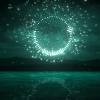 《Wallpaper Engine》海面夜空音頻響應(yīng)動(dòng)態(tài)壁紙