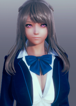 《AI少女》銀發粉瞳高中生美少女MOD