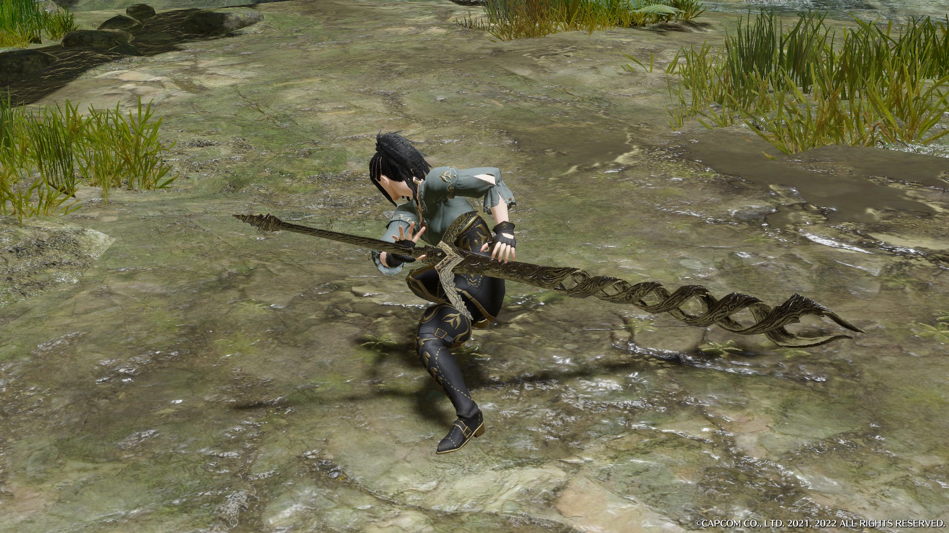 《怪物獵人：崛起》艾爾登法環狩獵神祇大劍MOD