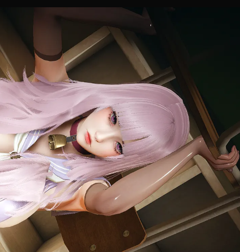 《AI少女》紫色誘惑泳裝超S熱辣身材妹妹MOD