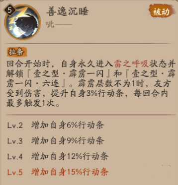 《陰陽(yáng)師》我妻善逸技能介紹
