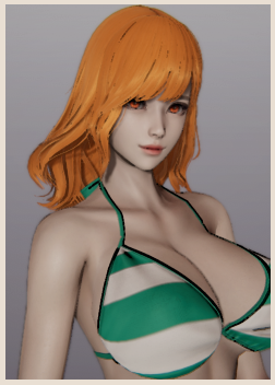 《AI少女》海賊王系列性感女主角娜美MOD