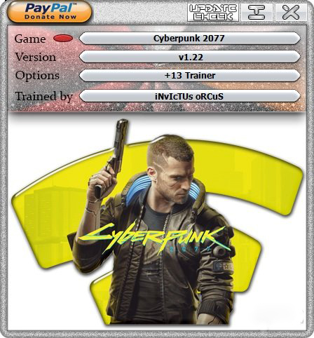 《賽博朋克2077》v1.22十三項修改器HOG版
