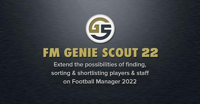 《足球經(jīng)理2022》老牌免費(fèi)球探工具Genie Scout 22