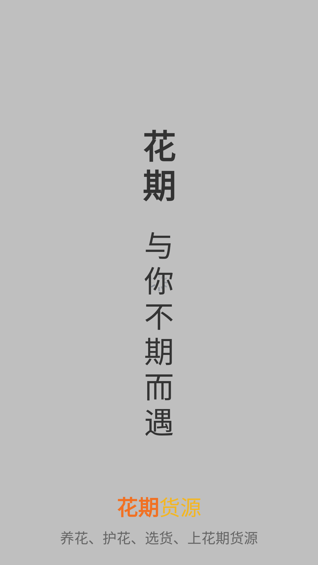 花期貨源