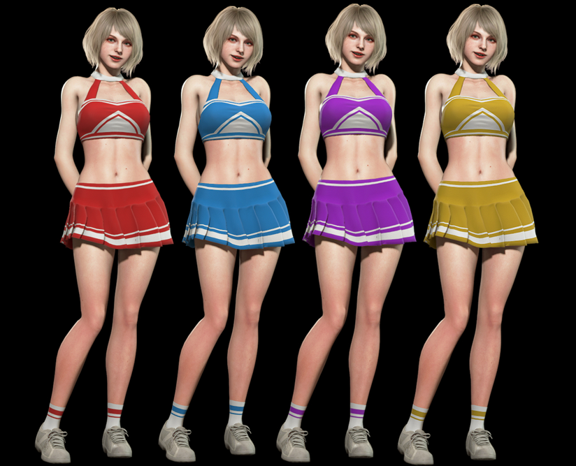 《生化危機(jī)4：重制版》阿什莉少女啦啦隊(duì)服無裙子MOD[正式版]