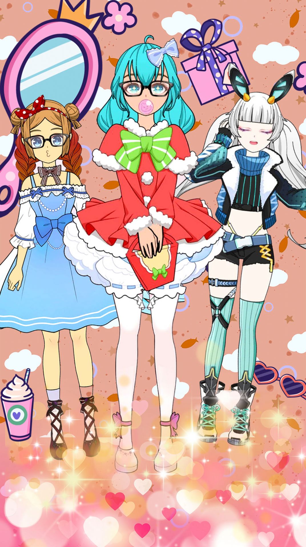 少女愛裝扮