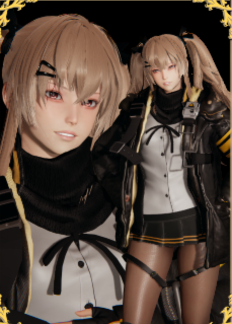 《AI少女》金發雙馬尾槍械小姐姐MOD