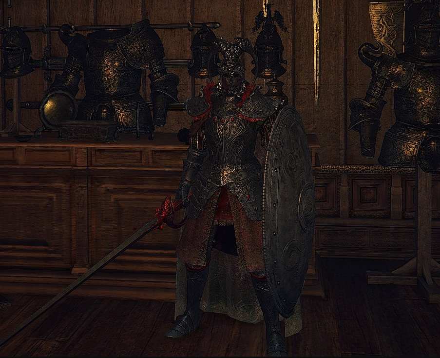 《艾爾登法環(huán)》黑暗騎士版霍斯勞套裝MOD