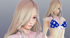《AI少女》金發(fā)白皮漂亮美國(guó)泳裝小姐MOD