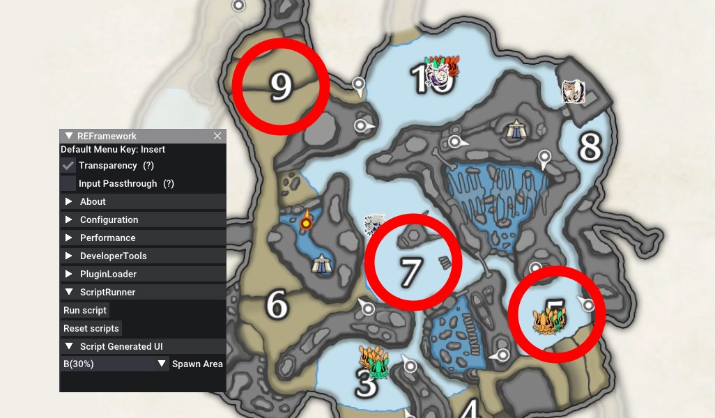 《怪物獵人：崛起》怪物生成區域自定義MOD