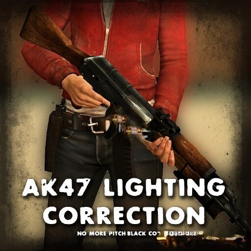 《求生之路2》AK47燈光校正MOD