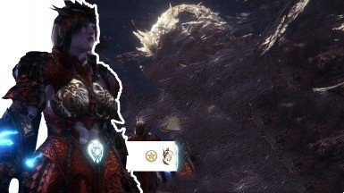 《怪物獵人：世界》EBB版龍紋套裝外觀MOD