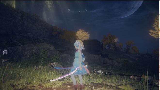 《艾爾登法環(huán)》神里綾華花時(shí)來信替換女性武士MOD