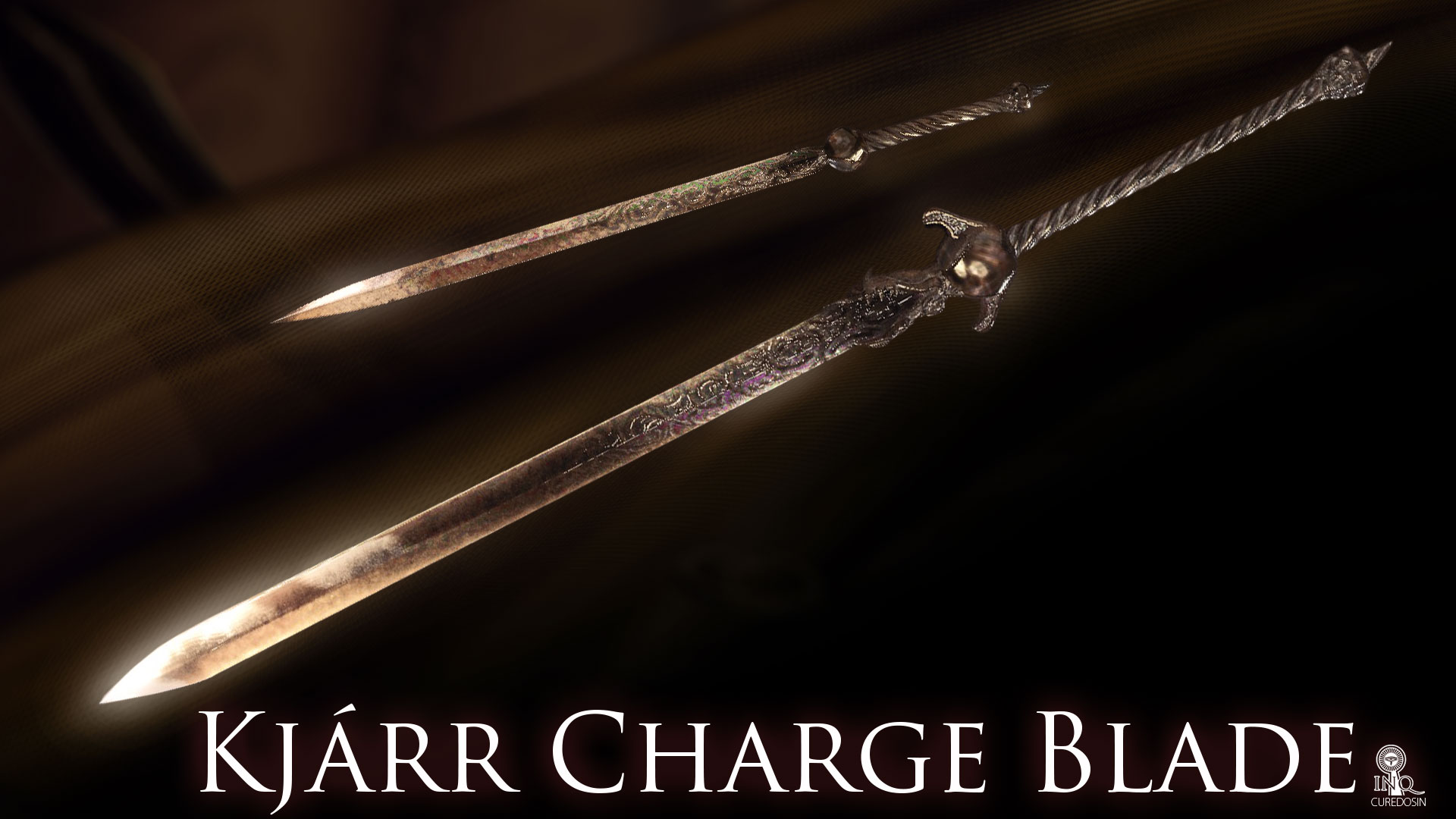《怪物獵人世界：冰原》炫金螺紋劍形盾斧MOD