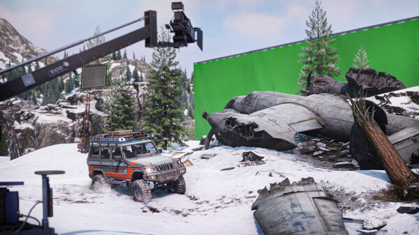 雪地奔馳：燈光與攝像機(jī)