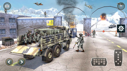 卡車模擬器軍隊3D
