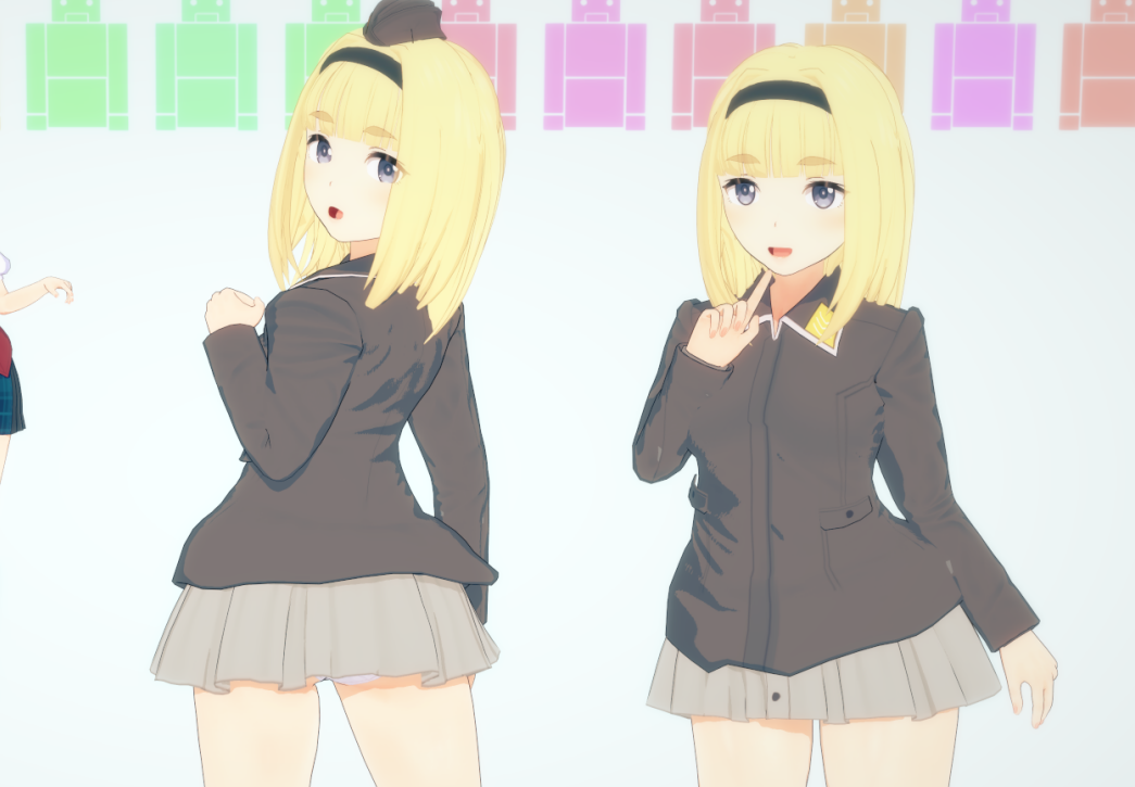 《戀活Sunshine》金發可愛制服小姐姐MOD