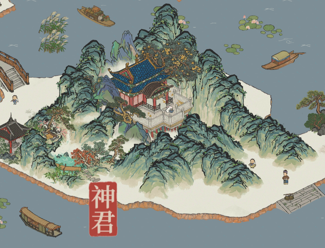 《江南百景圖》群山布局圖攻略